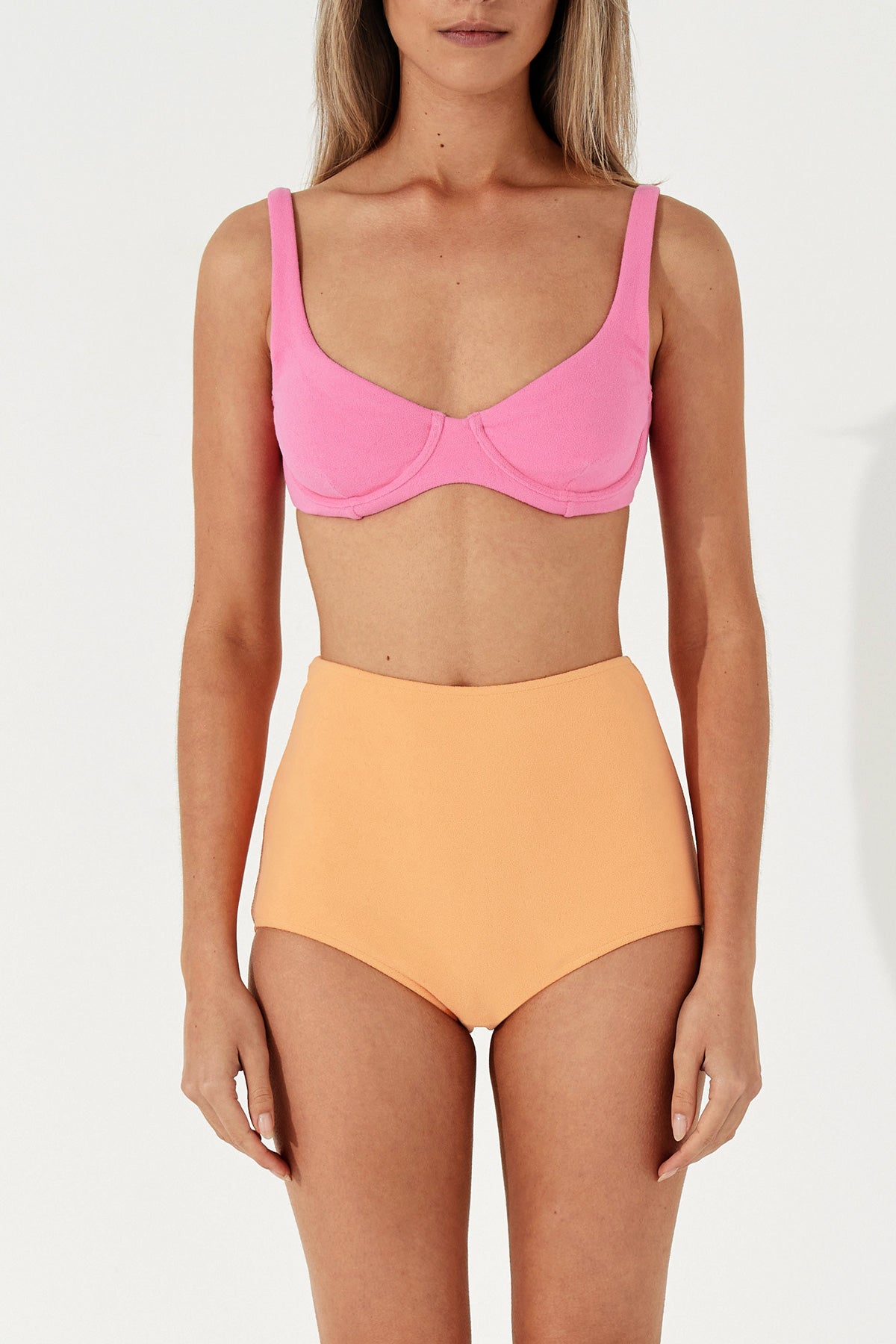 Guava Towelling Bra Cup