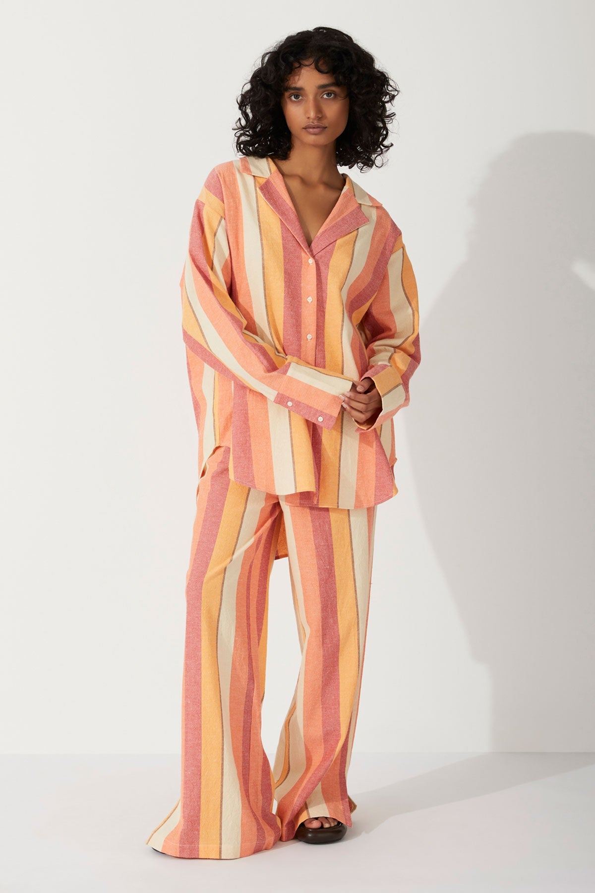 Sun Stripe Organic Cotton Shirt