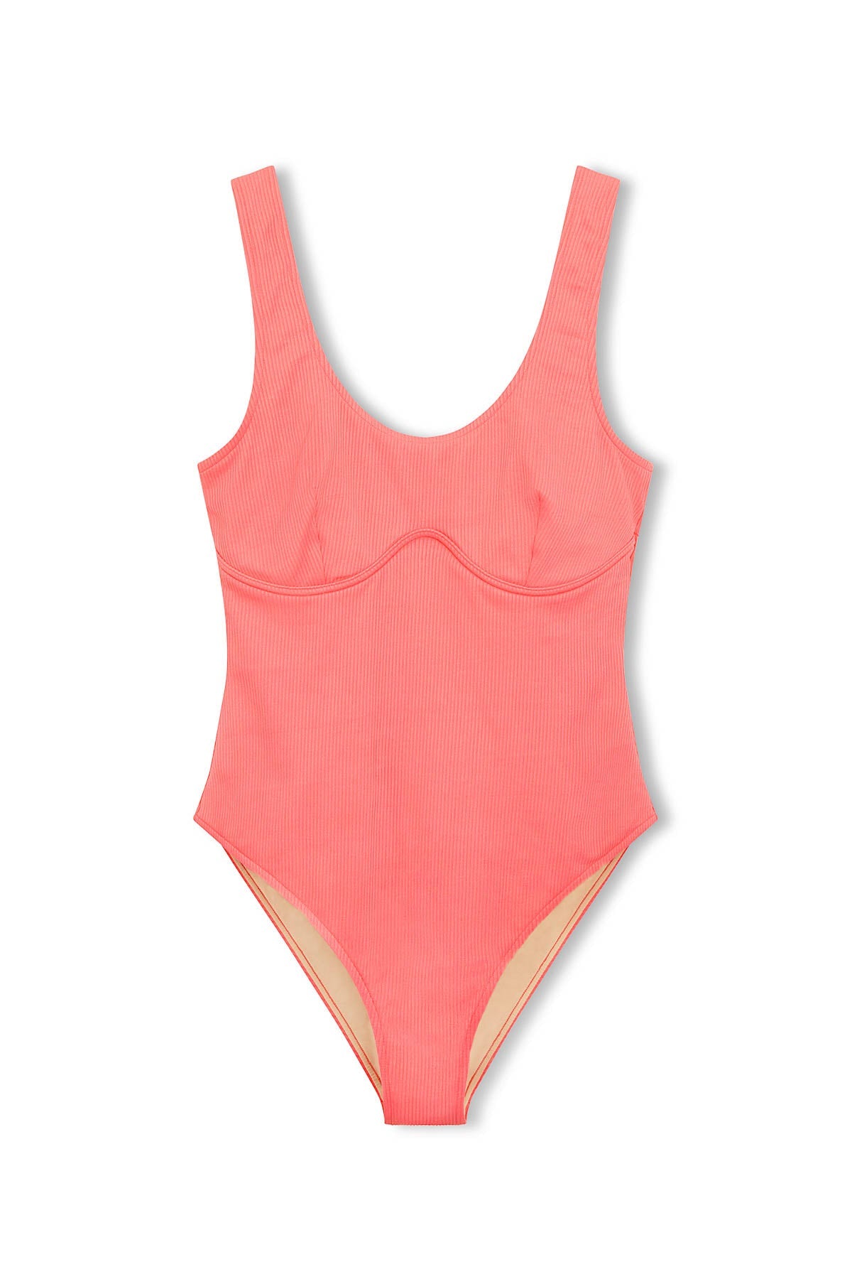 Signature Bralette One Piece - Coral