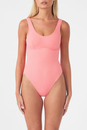 Signature Bralette One Piece - Coral