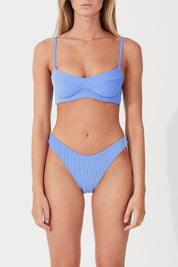 Sky Stripe Rib Curve Brief