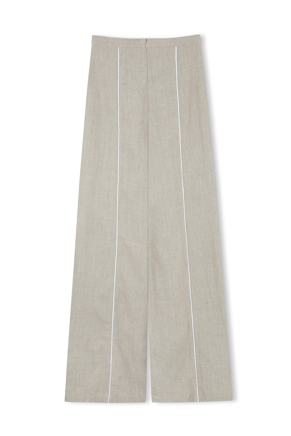 Husk Contrast Linen Pant