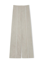 Husk Contrast Linen Pant