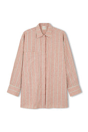 Chilli Stripe Hemp Blend Shirt