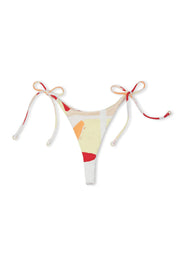 Sunset Tile Curve Tie Thong Brief