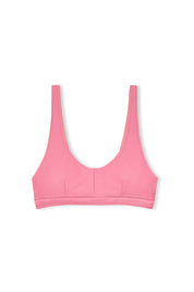 Signature Waistband Bralette Top - Flamingo Pink