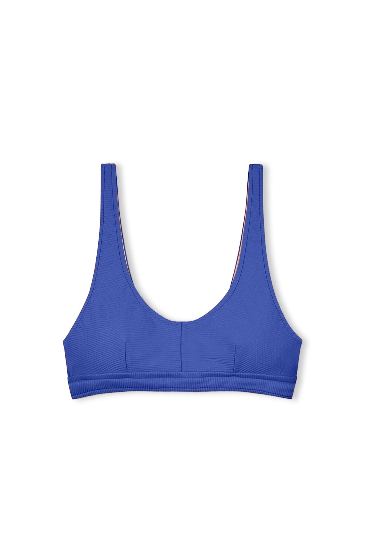 Signature Waistband Bralette Top - Deep Blue