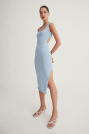 Aaliyah Dress Blue Lagoon