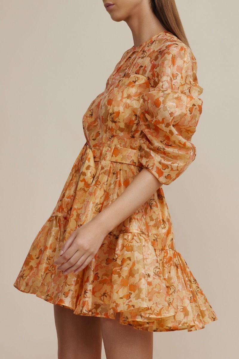 Bonhill Dress Peach Parfait