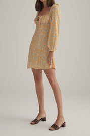 Alanis Dress Tangelo Floral