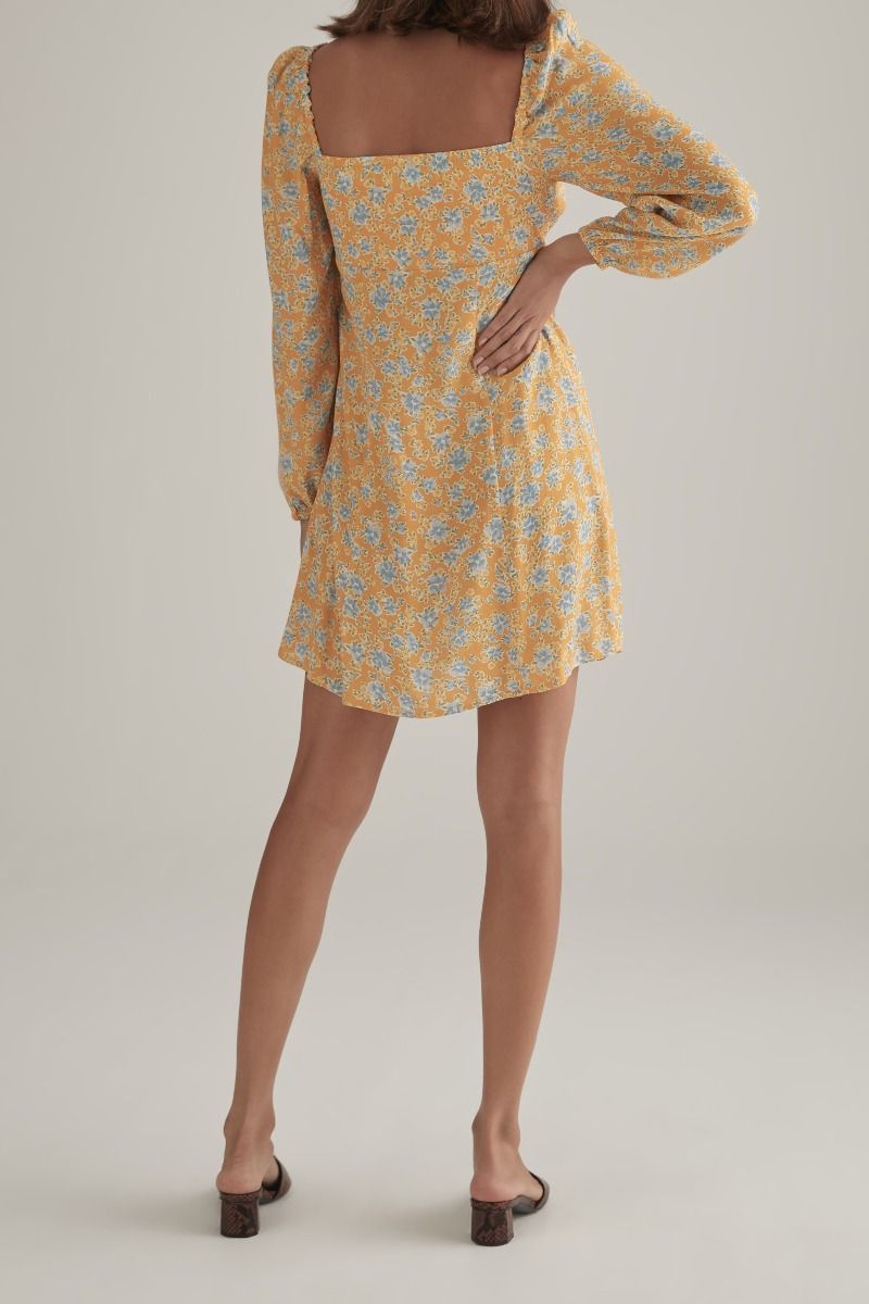 Alanis Dress Tangelo Floral