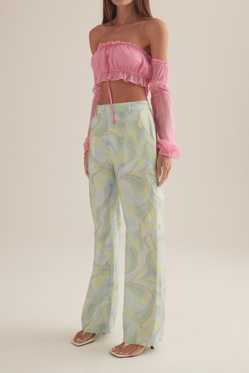 Daley Pant Blue Swirl