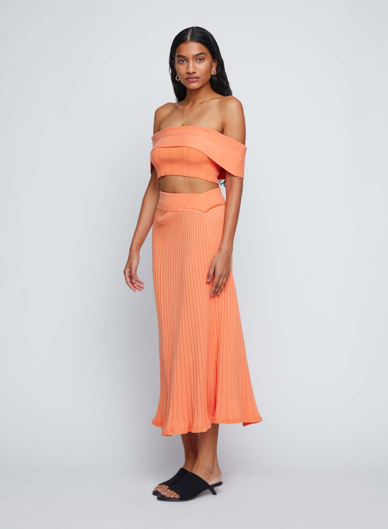 CELESTE SKIRT - CORAL