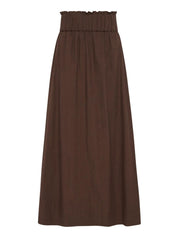 JEANNE MIDI SKIRT - CHOCOLATE