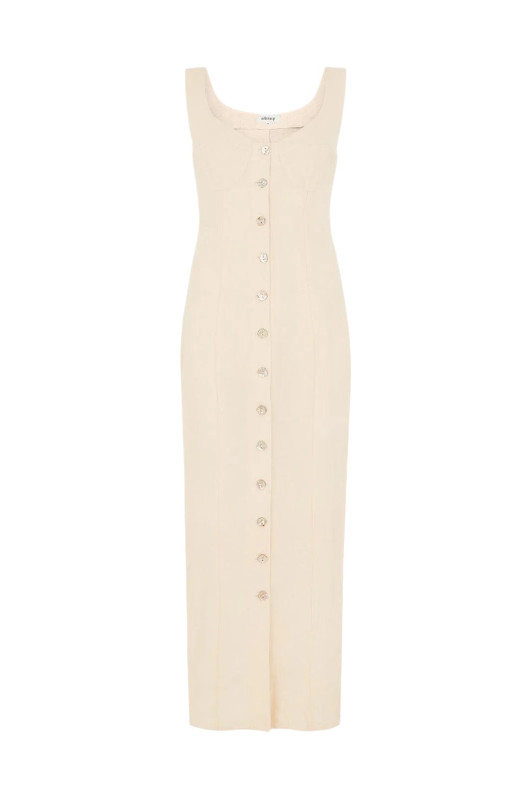 arkitaip Maxi Dresses The Alice Bustier Dress in vanilla - Sample