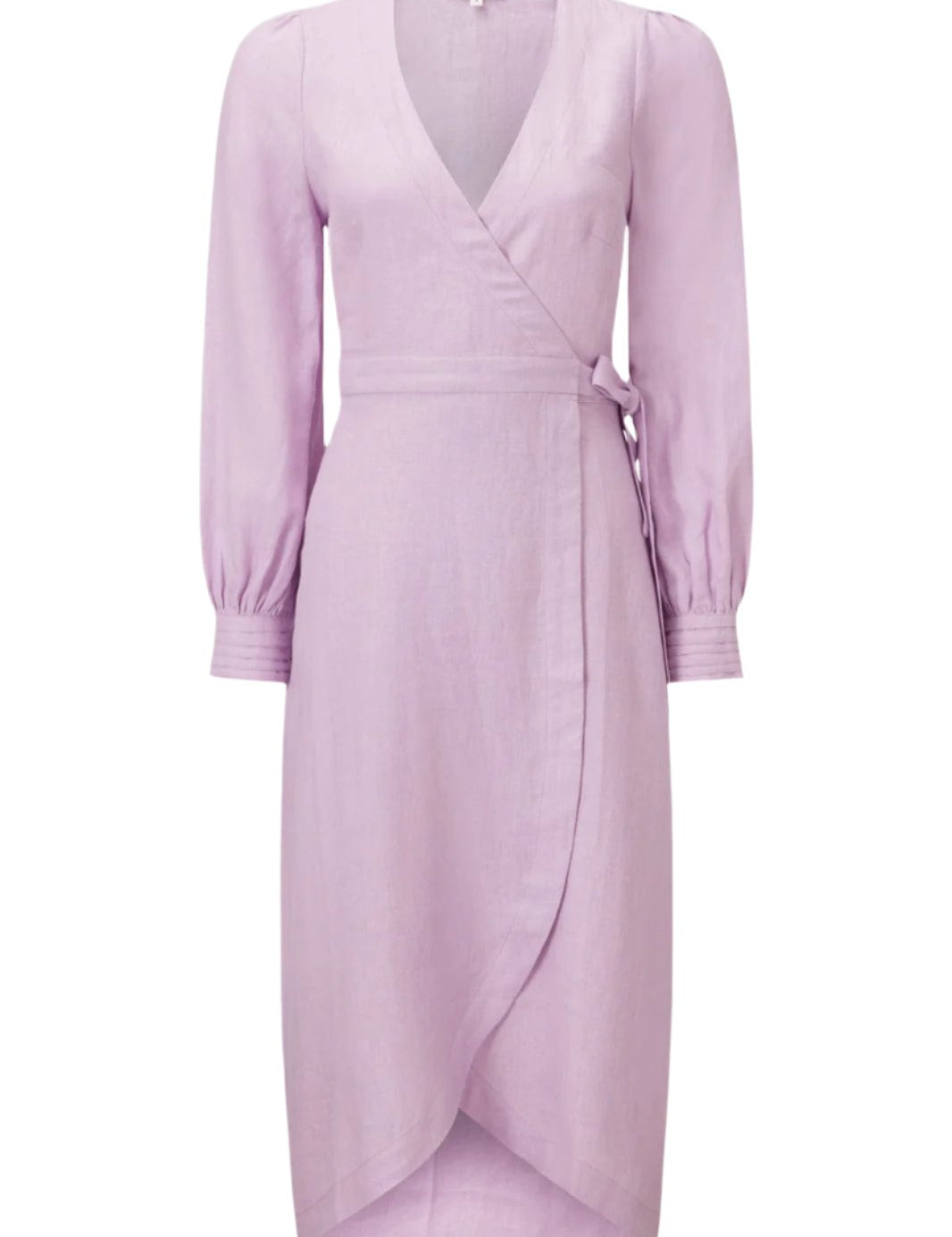 arkitaip Maxi Dresses The Garance Midi Wrap Dress in lavender - Sample