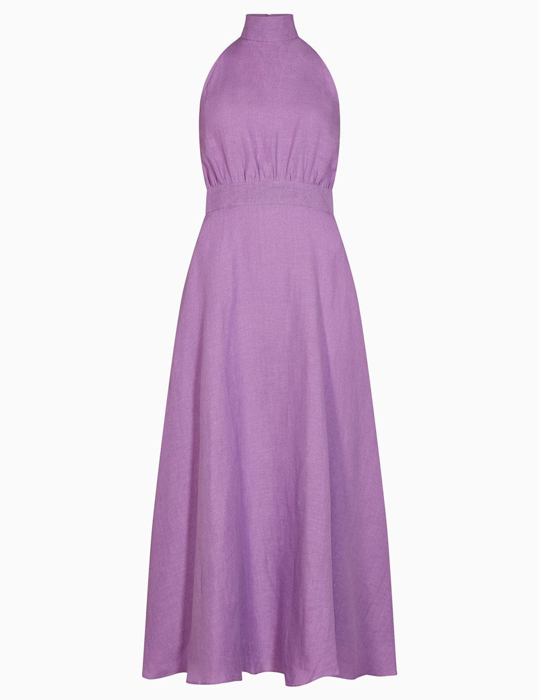 arkitaip Maxi Dresses The Isi Halterneck Dress in purple