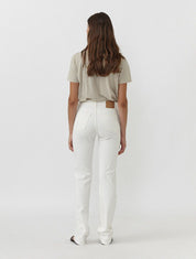 Autobahn Mid-Rise Straight Jean - Natural White