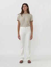 Autobahn Mid-Rise Straight Jean - Natural White