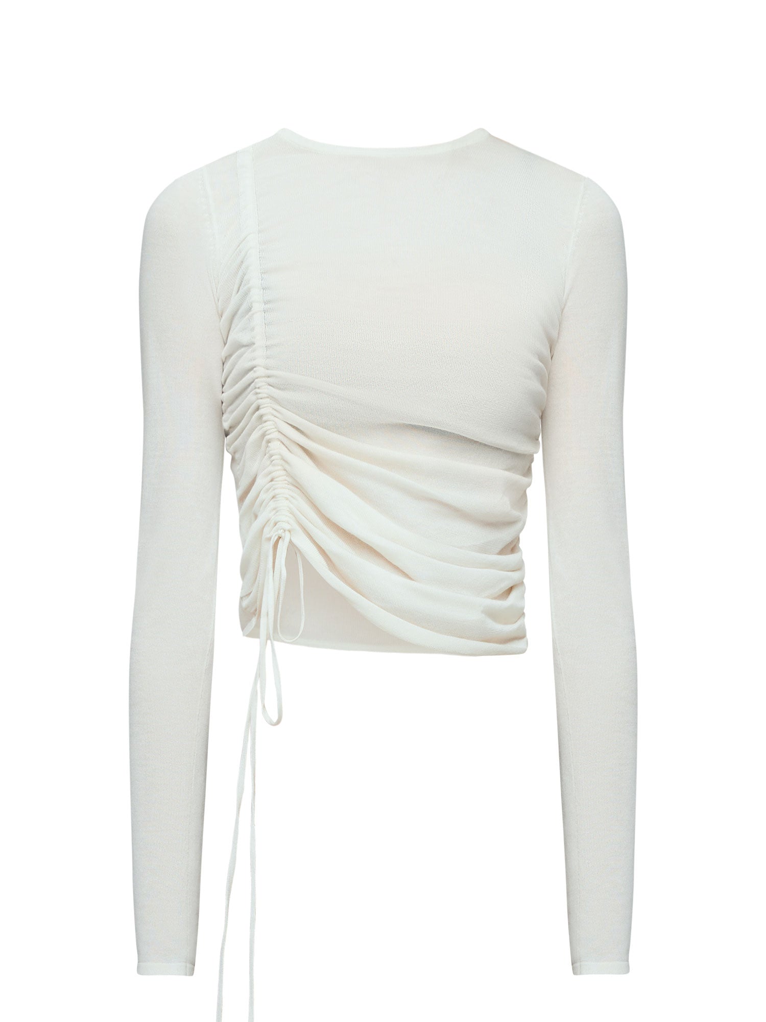 Nadine Knit L/S Top - Ivory