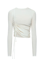 Nadine Knit L/S Top - Ivory