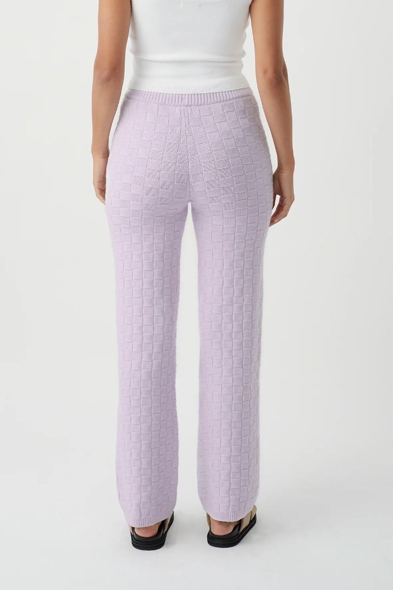 Sierra Organic Knit Pant - Lilac