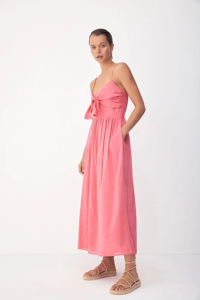 Bayou Dress Hibiscus Pink