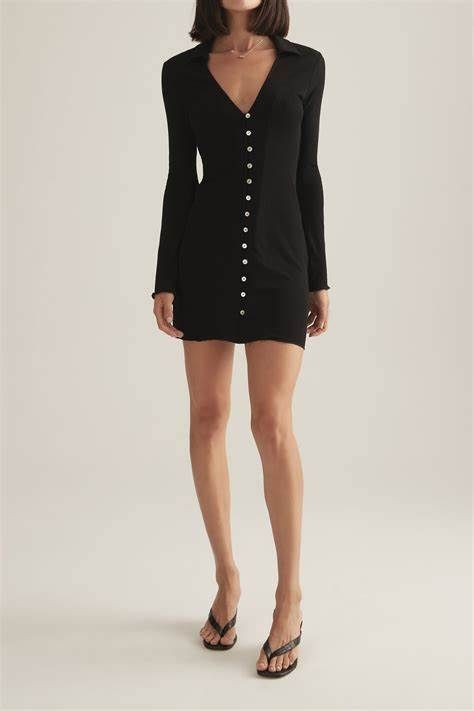 Bianco Dress Black