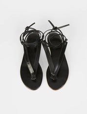 Bibiana Leather Wrap Sandal