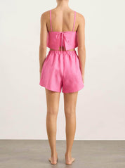 BONDI BORN Shorts Delphi Short BONDI BORN Delphi Short Pink Rose