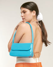 Mini Camille Bag Cerulean Patent