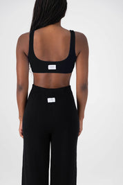 Capri Crop Top Black