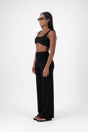 Capri Crop Top Black