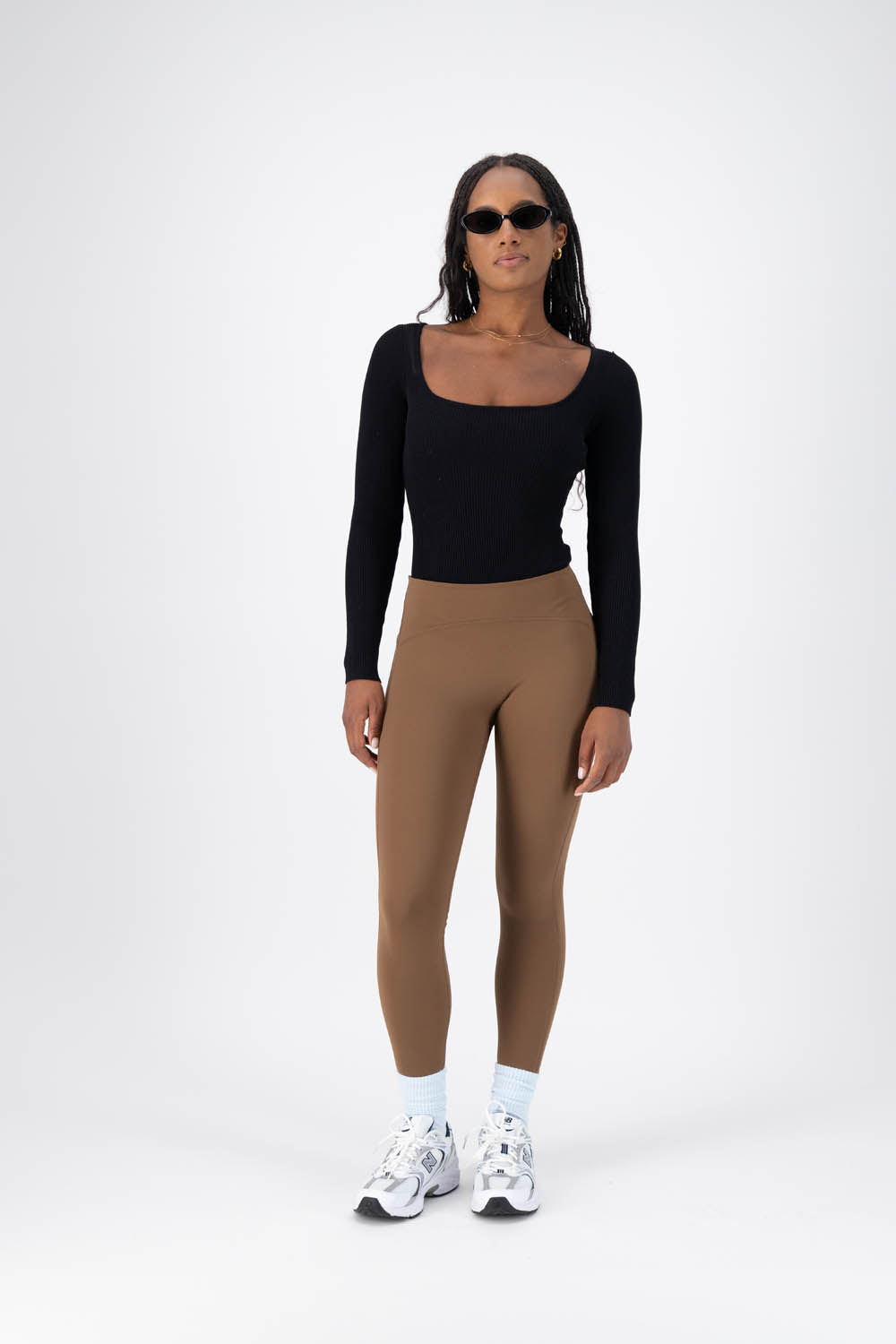 Catania Rib Knit Bodysuit Black