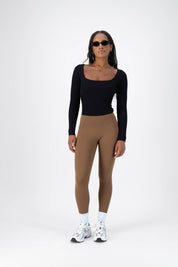 Catania Rib Knit Bodysuit Black