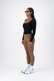 Catania Rib Knit Bodysuit Black