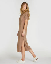 The Boxy Tee Dress Caribou