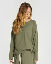 The Waffle Sweat Dusty Olive