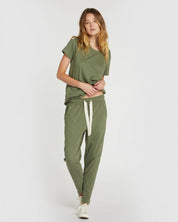 The Slub Lounge Pant Matcha