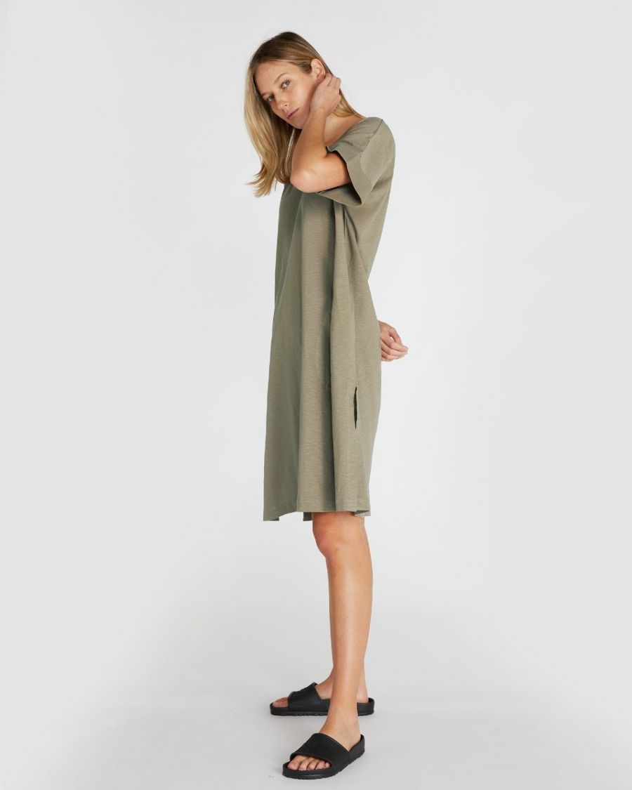 The Slub Tee Dress Safari