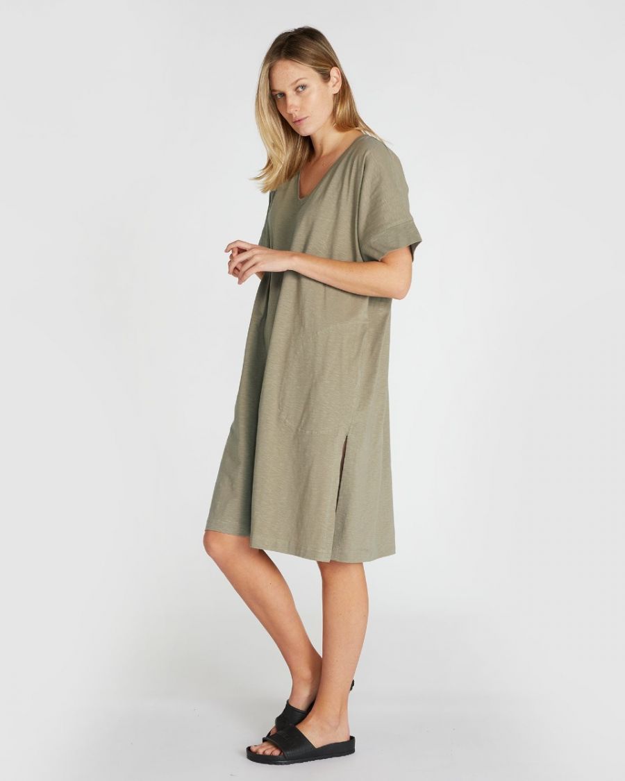 The Slub Tee Dress Safari