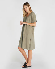 The Slub Tee Dress Safari