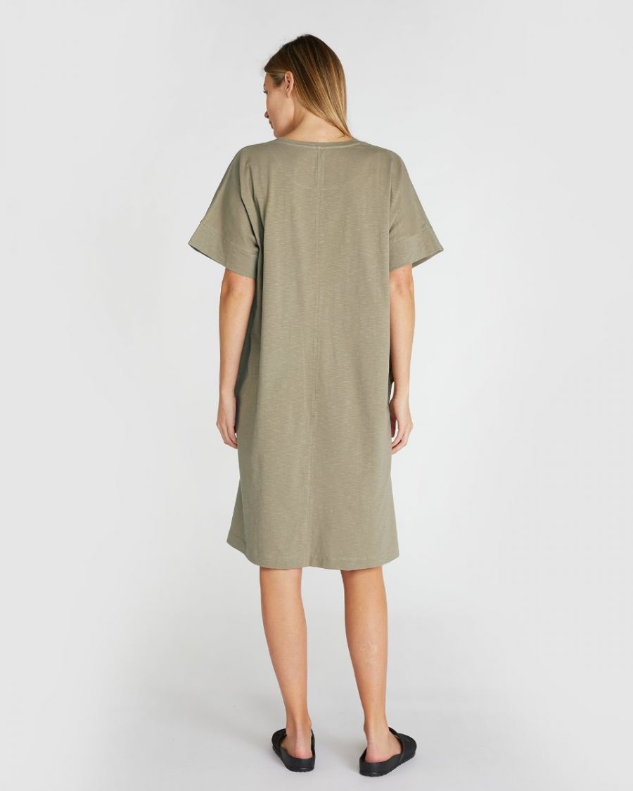 The Slub Tee Dress Safari