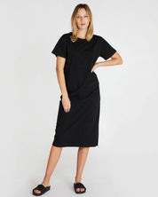 The Boxy Tee Dress Squid Ink