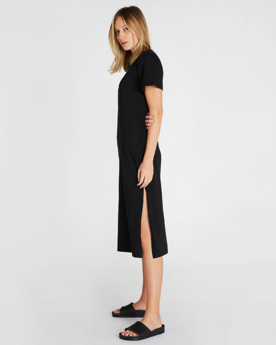 The Boxy Tee Dress Squid Ink