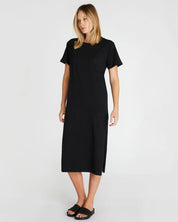 The Boxy Tee Dress Squid Ink