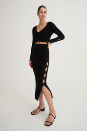 Gemini Skirt Black
