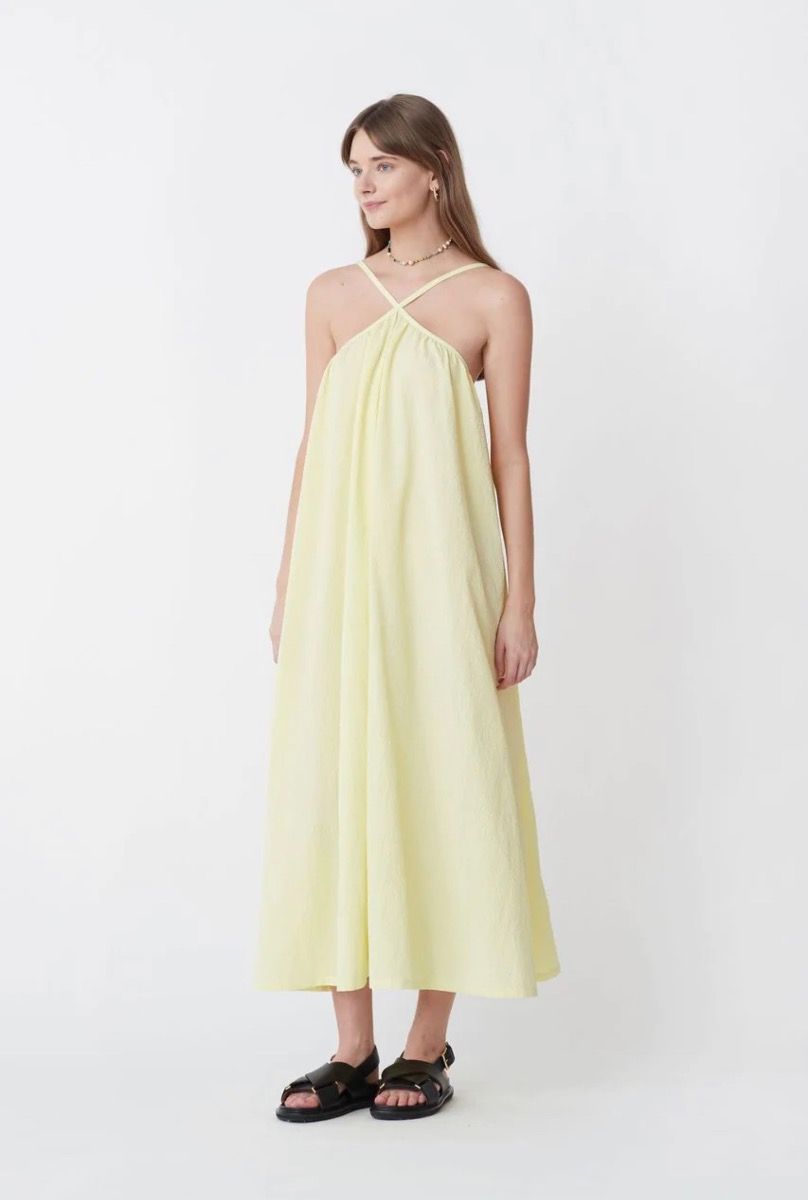 Verity Dress in Yellow