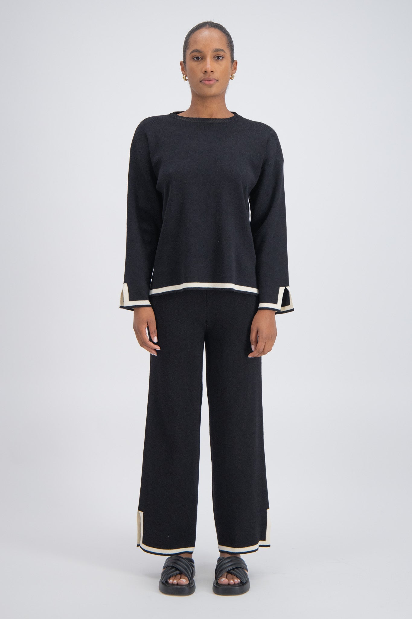 Deia Knit Jumper Black