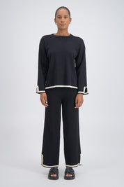 Deia Knit Jumper Black